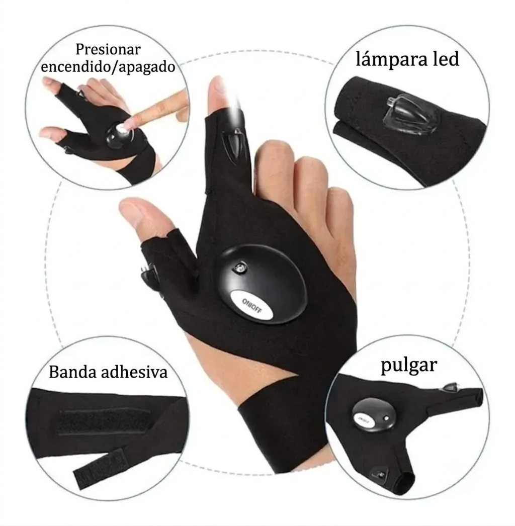 GUANTES LINTERNA