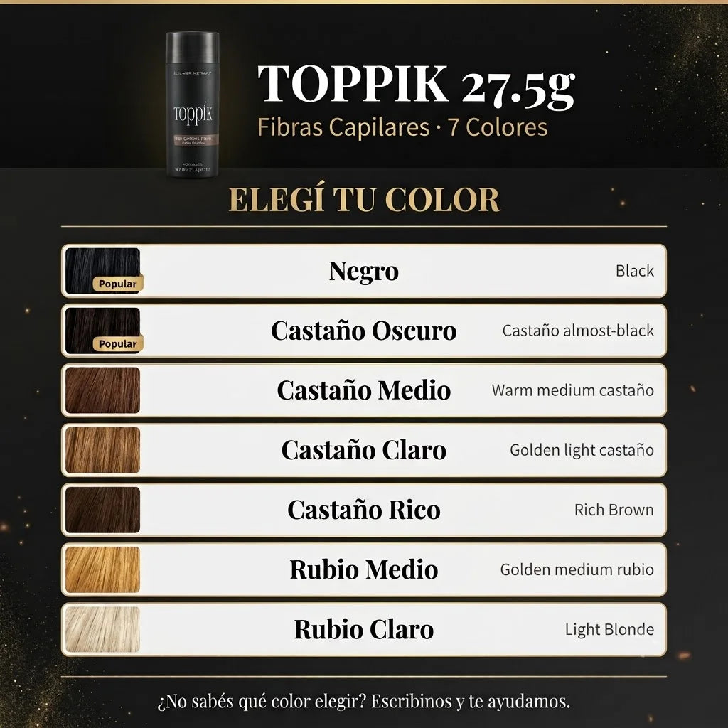COMBO TOPPIK FIJADOR + PEINE